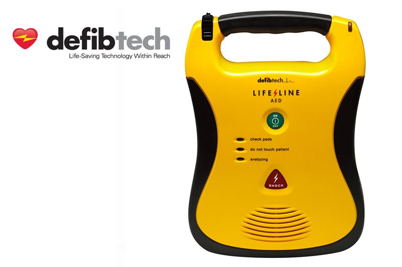 דפיברילטור חצי אוטומטי AED <br> Lifeline DEFIBTECH <br> לייף ליין דפיבטק