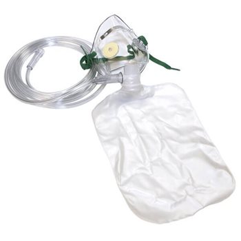 מסכת חמצן ילד עם שקית העשרה - Non Rebreathing Mask With Tubing
