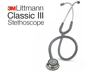 סטטוסקופ ליטמן קלאסיק 3 <br> Grey - 5621 <br> Littmann Classic III