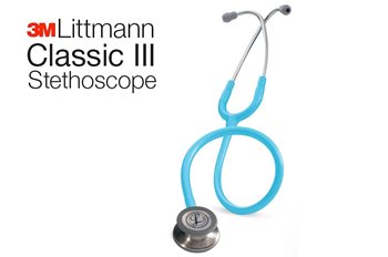 סטטוסקופ ליטמן קלאסיק 3 <br> Turquoise - 5835 <br> Littmann Classic III